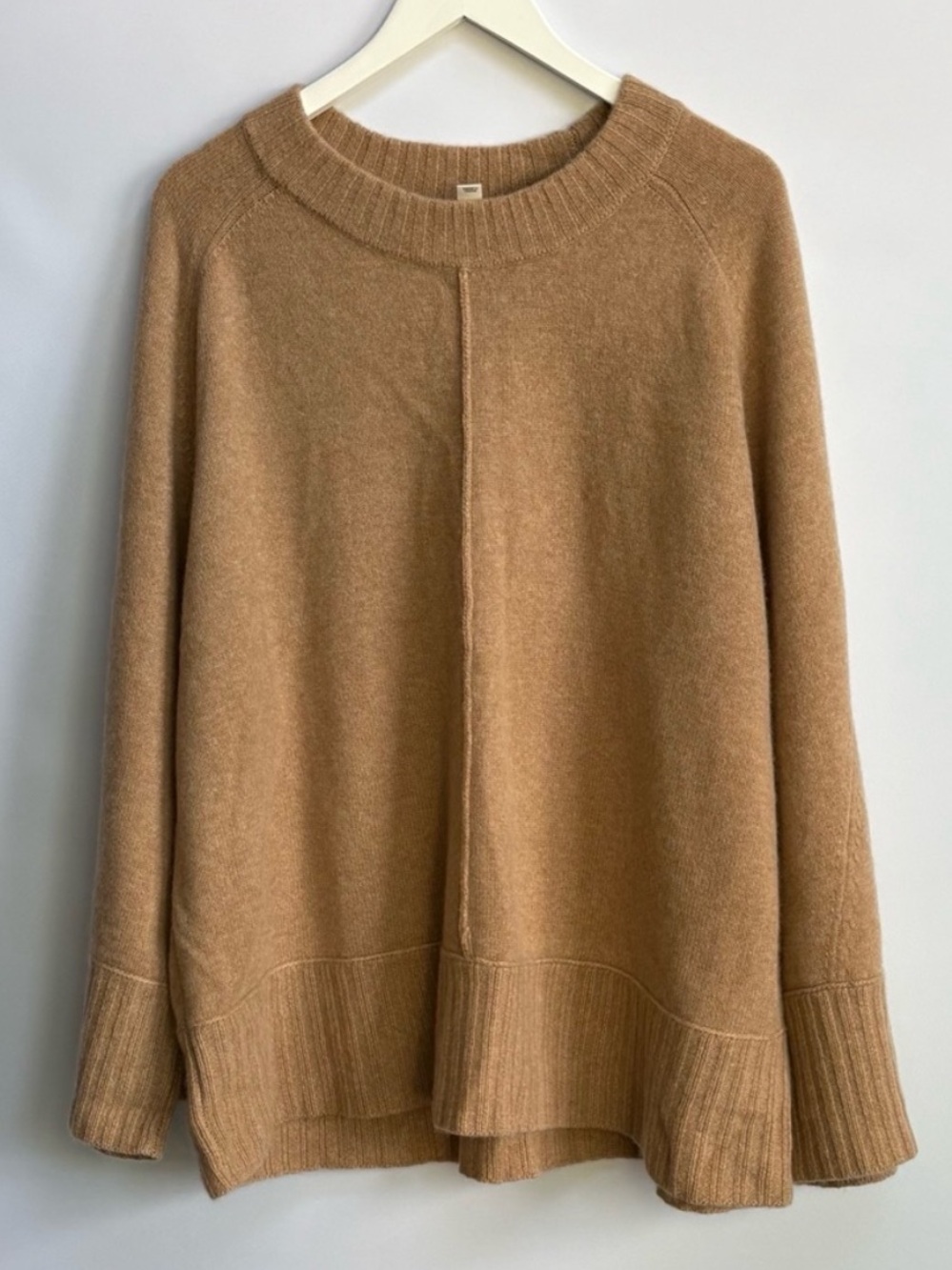 NWT Anthropologie The Chandler Cashmere Crew-Neck Relaxed Pullover Sweater XL - Picture 9 of 13
